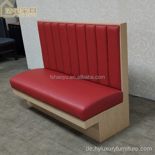 Samt-Restaurant Bar Booth Sofa Loveseat